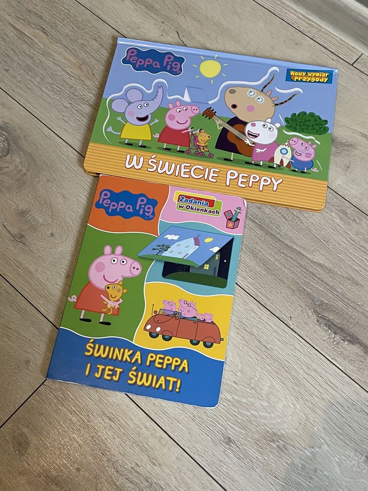 Ksiażka z okienkami 3D Świnka Peppa