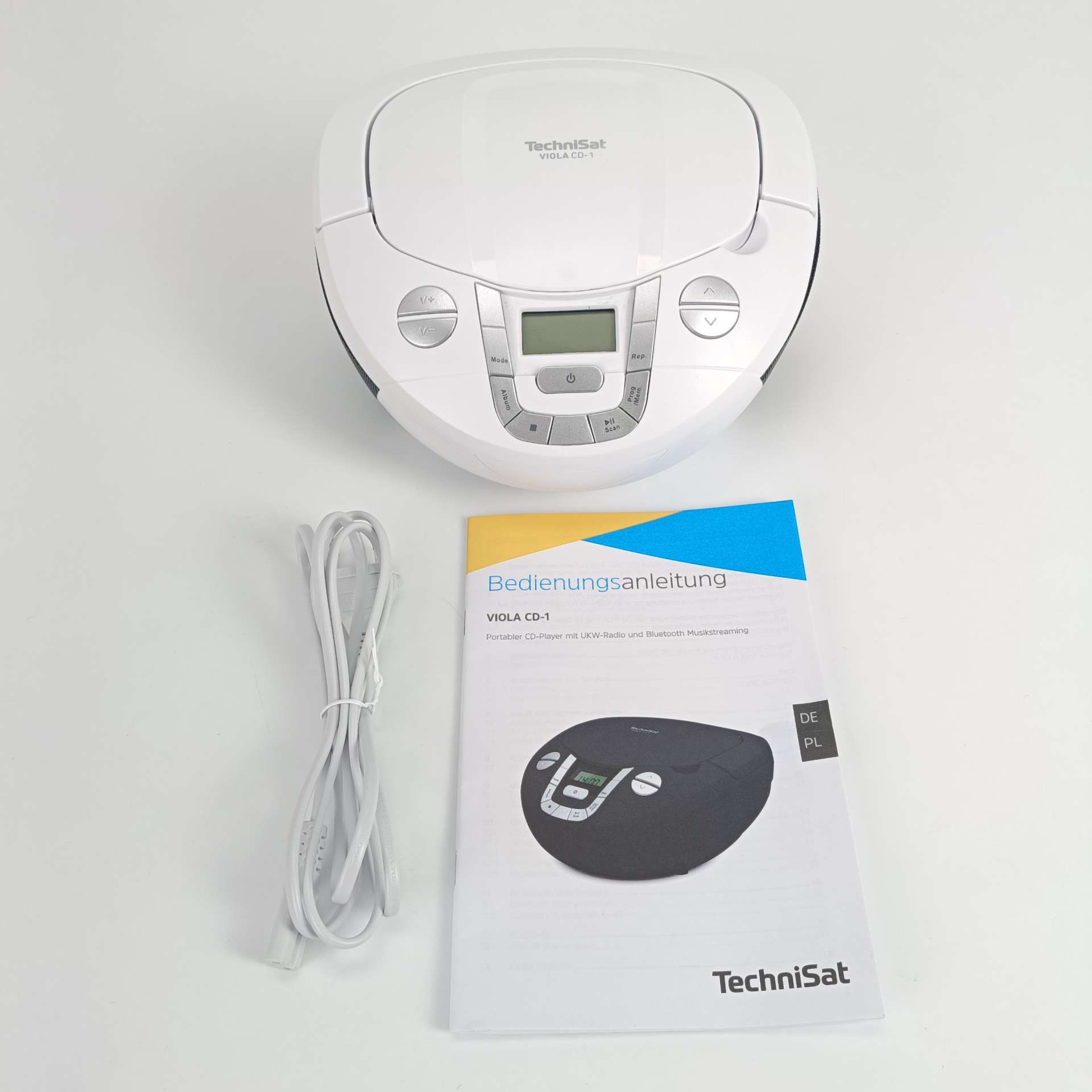 Radioodtwarzacz TechniSat Viola CD-1 Biały Bluetooth biały