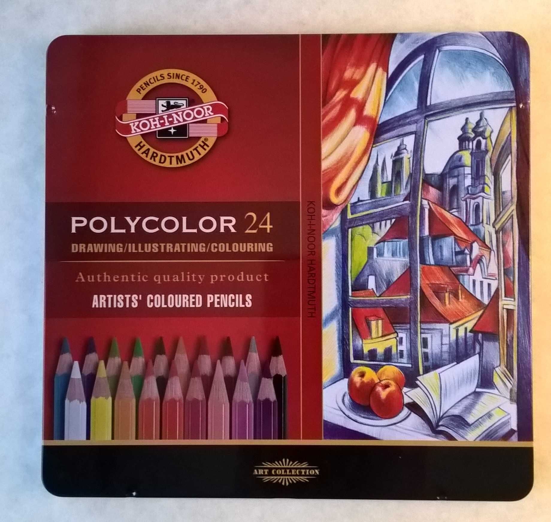 Kredki kolorowe artystyczne Polycolor 24 - NOWE, nieużywane, w folii