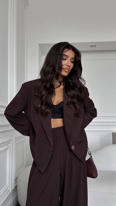 Костюм женский брюки классический  топ пиджак брючный zara el milas