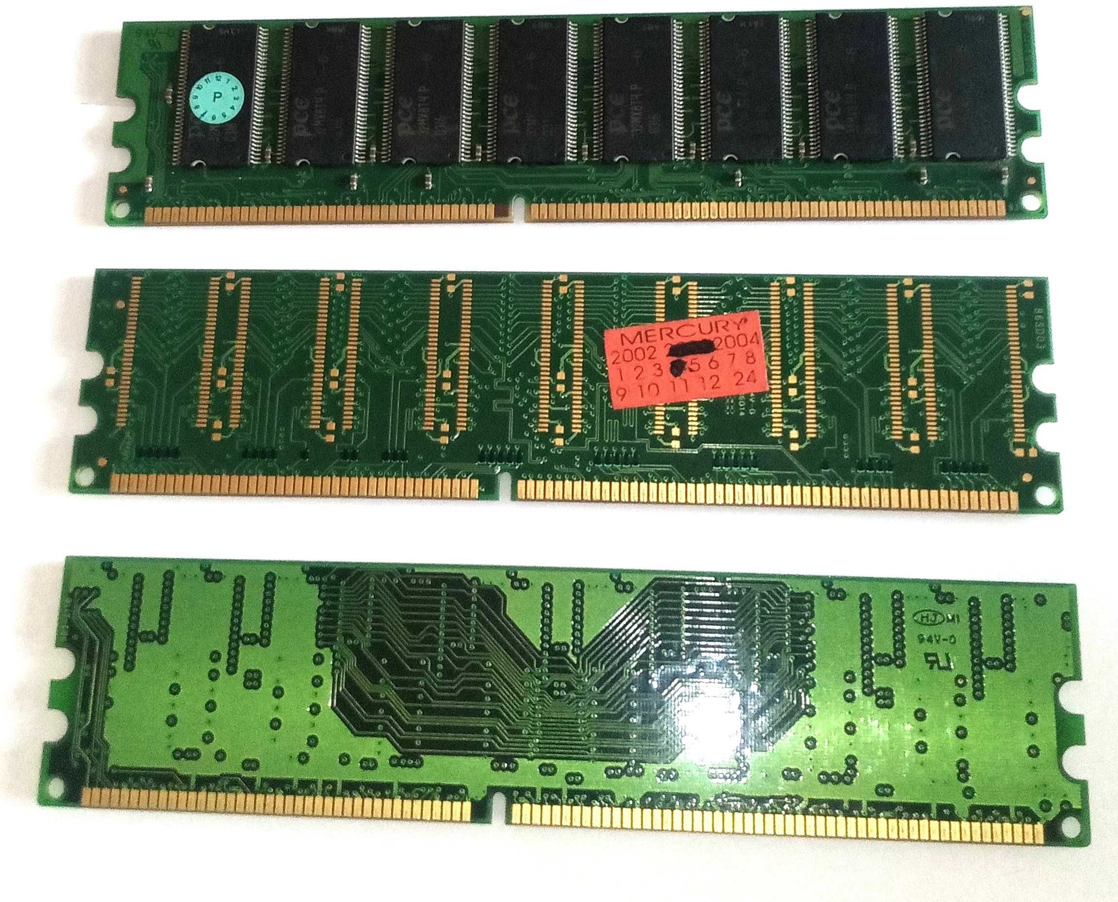 Pamięć DDR-DIMM 3x 256MB PC2700 i PC3200 3 sztuki