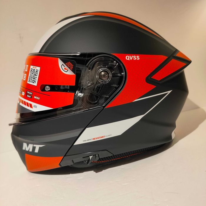 Capacete modular MT Genesis SV Mota scooter novo