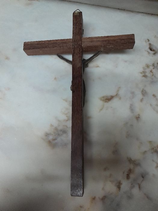 Cruz madeira INRI Arte Sacra