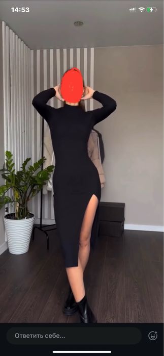 Нова сукня в рубчик