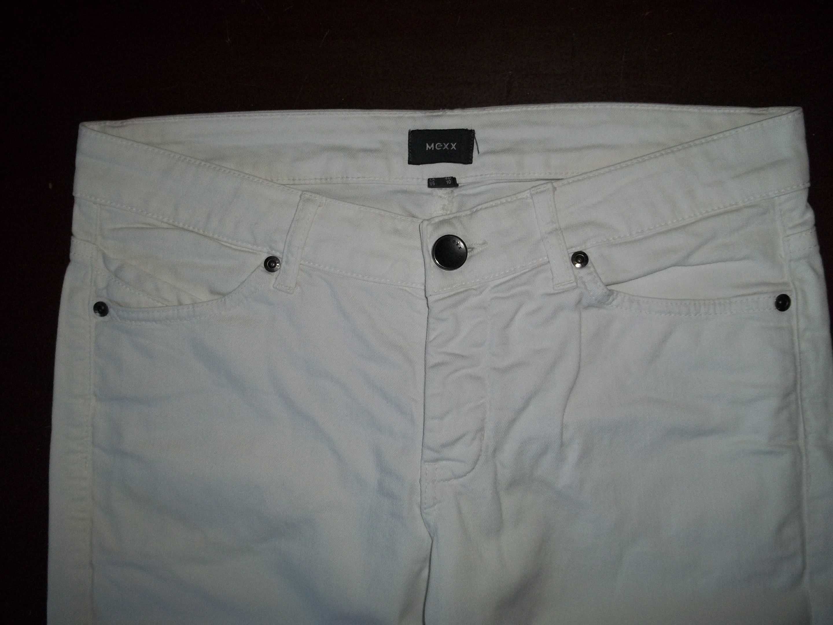 MEXX spodnie białe 100% bawełna rozmiar 40
