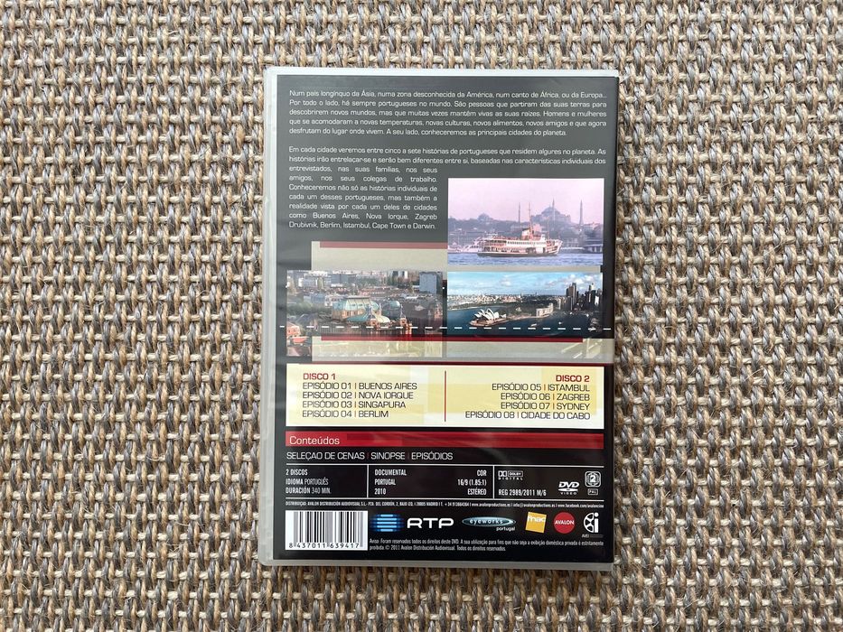 Portugueses pelo Mundo, 1ª temporada completa DVD