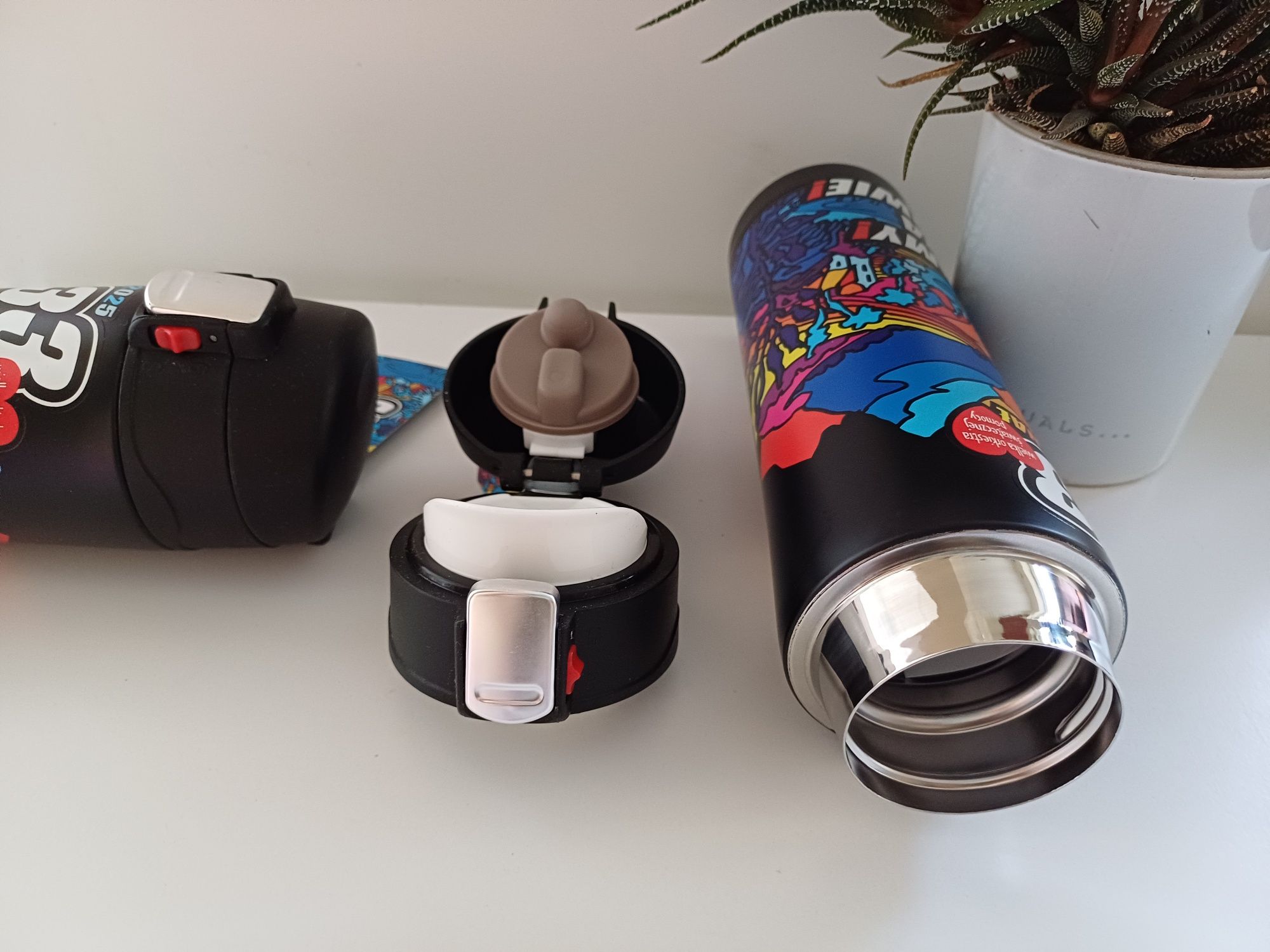 Kubek termiczny WOŚP stal nierdzewna 420 ml NOWY 1 szt. MPM