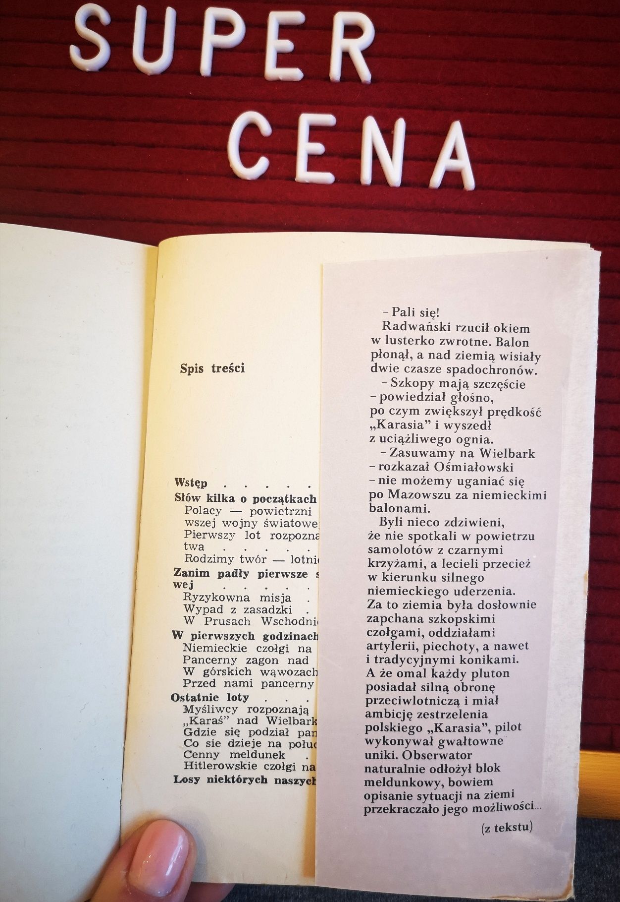 Książka "Z lotów na rozpoznanie" K. Sławiński 1984 MON BIAŁY KRUK