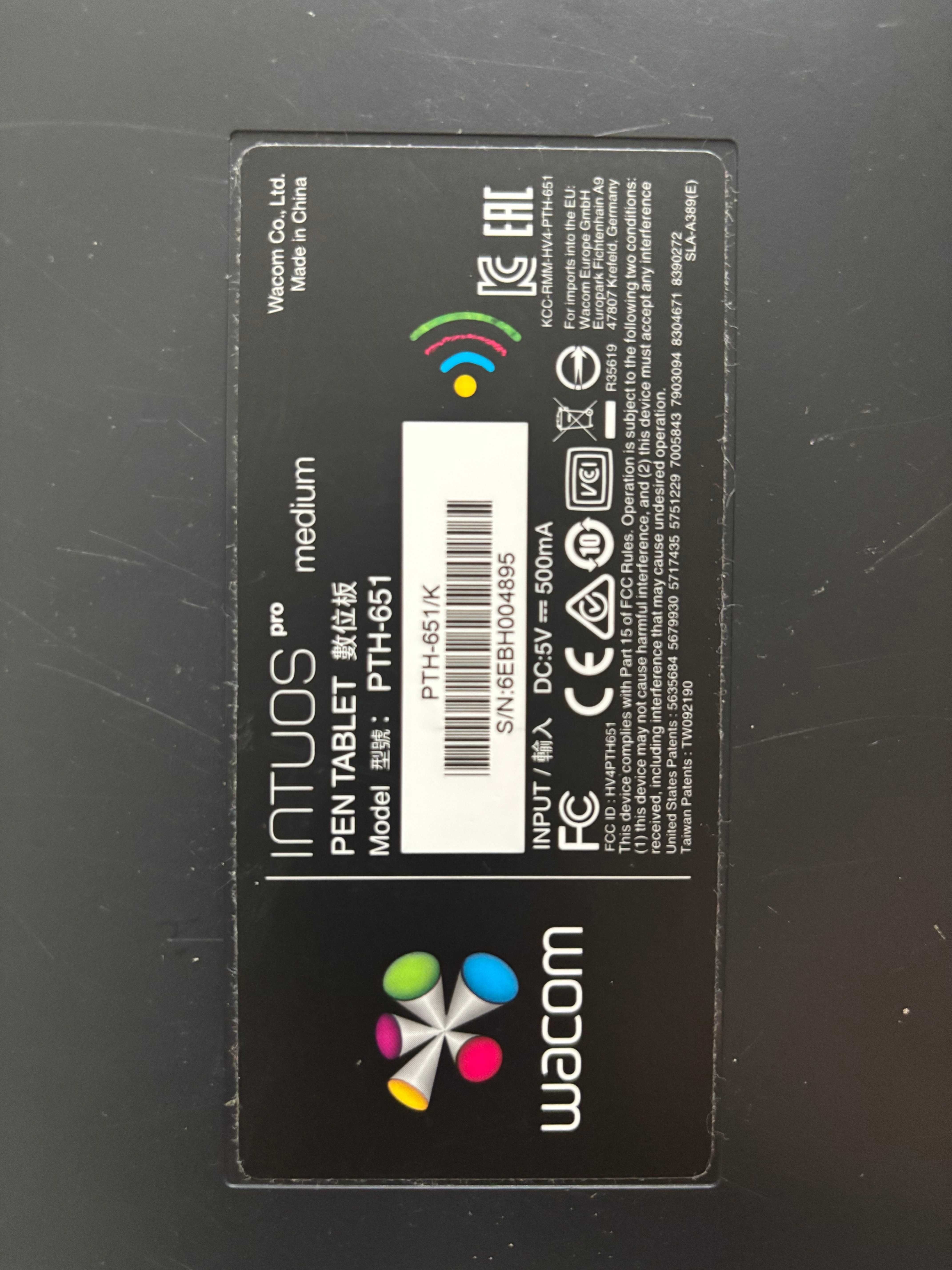 Tablet graficzny Wacom Intuos Pro medium PTH651