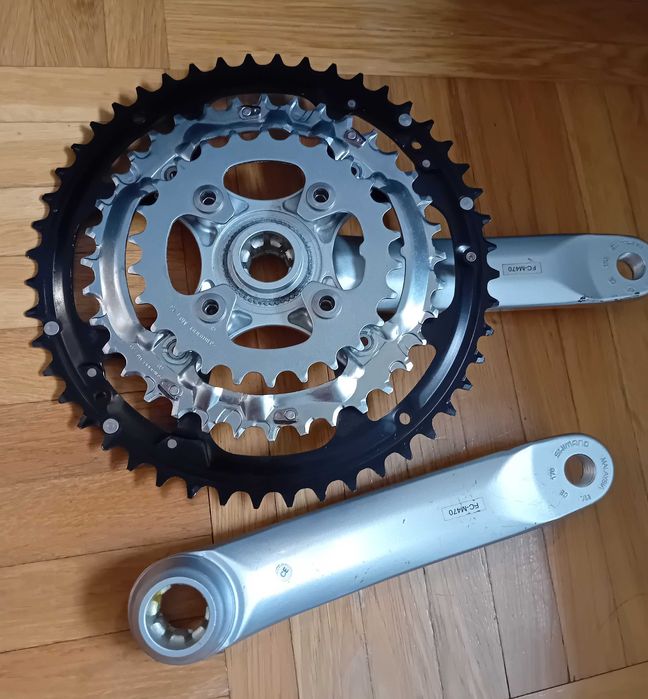 Nowa korba Shimano Deore  FC-M470, octalink,  48-36-26T, 170mm.