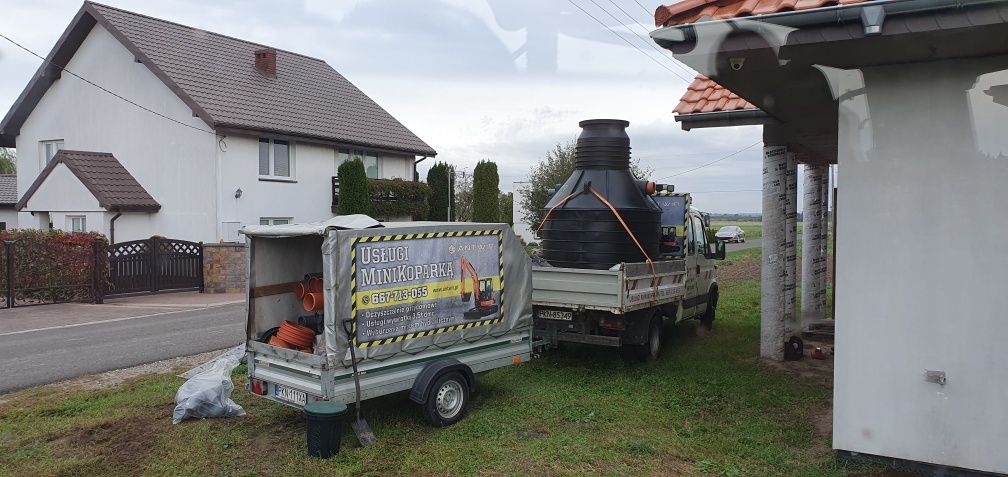 Oczyszczalnie ścieków,  zbiorniki na deszczówkę.