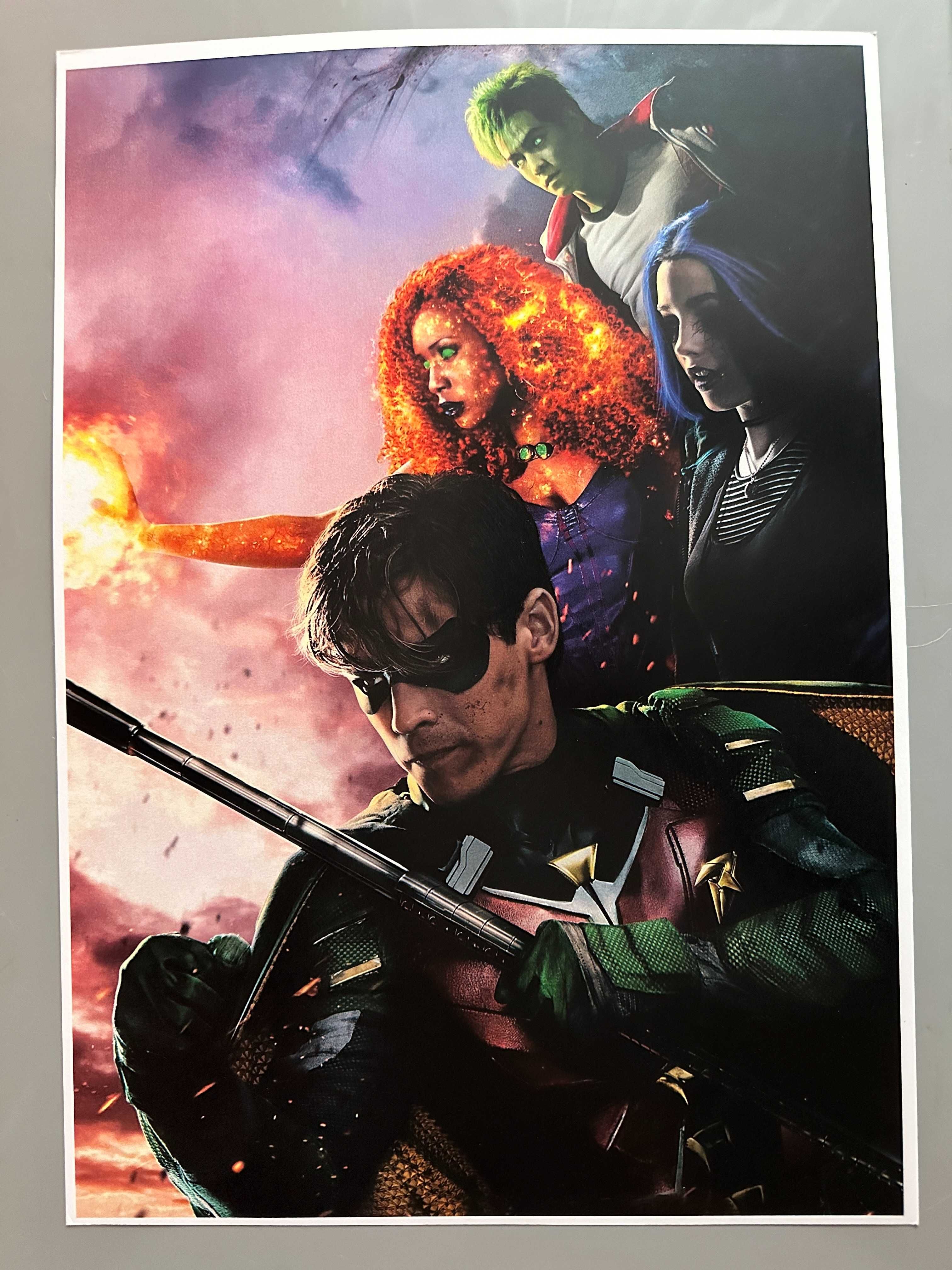 Plakat Teen Titans Młodzi Tytani Raven Gwiazdka Poster A3 Na Prezent