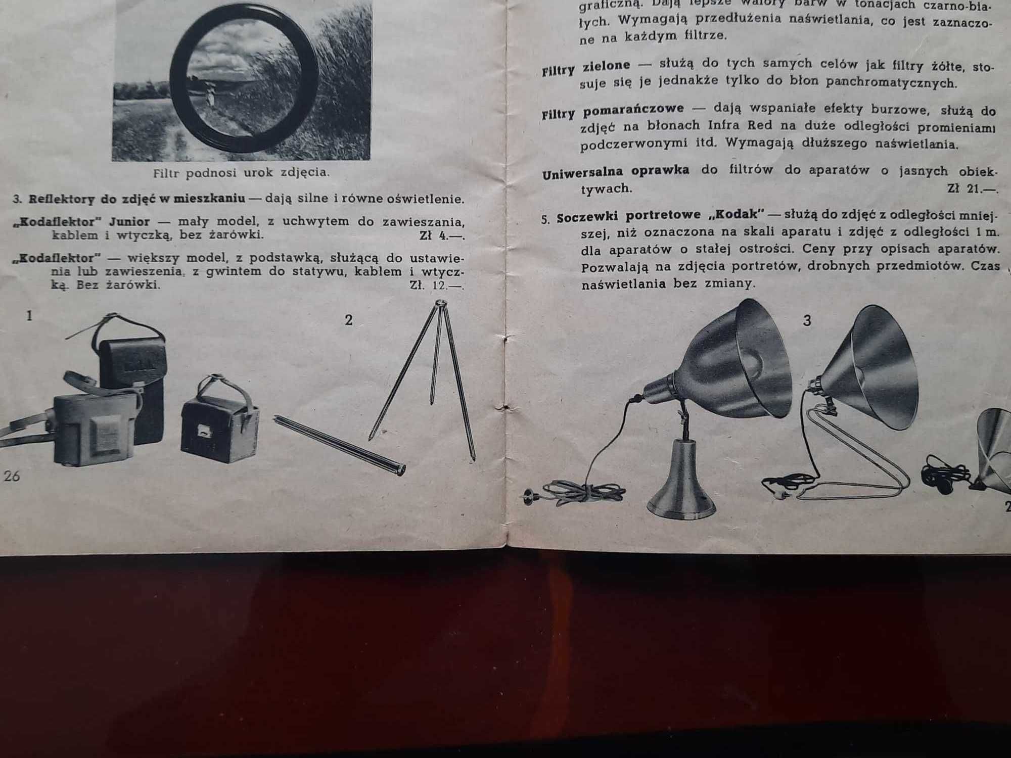 Katalog KODAK 1937 aparaty fotograficzne