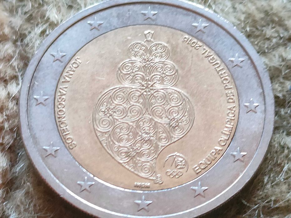 moeda equipa olimpica portuguesa 2016