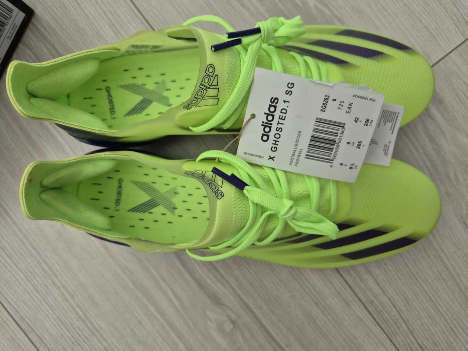 Profesjonalne piłkarskie korki adidas X Ghosted.1 SG EG8263 rozmiar 42