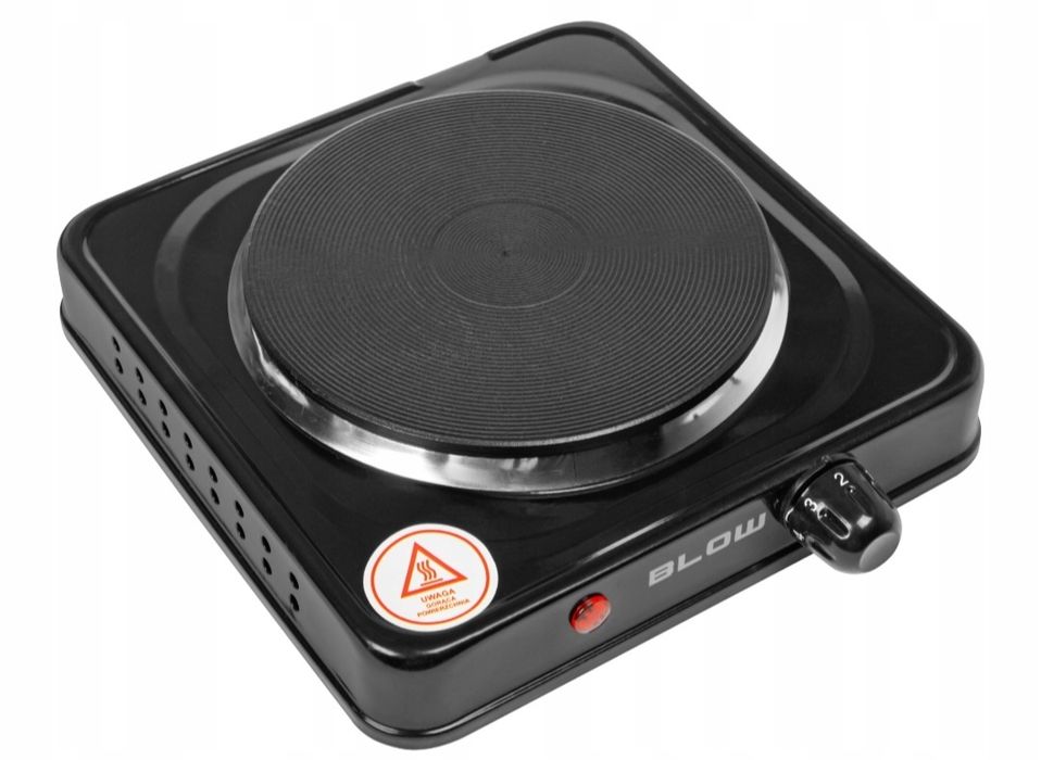 Kuchenka elektryczna jednopalnikowa czarna