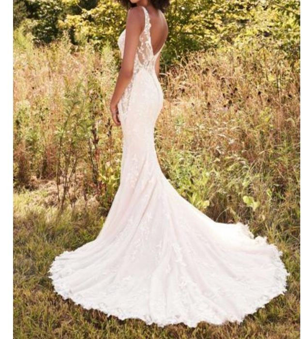 Suknia ślubna rybka Lilian west 66183 Justin Aleksander 40 42