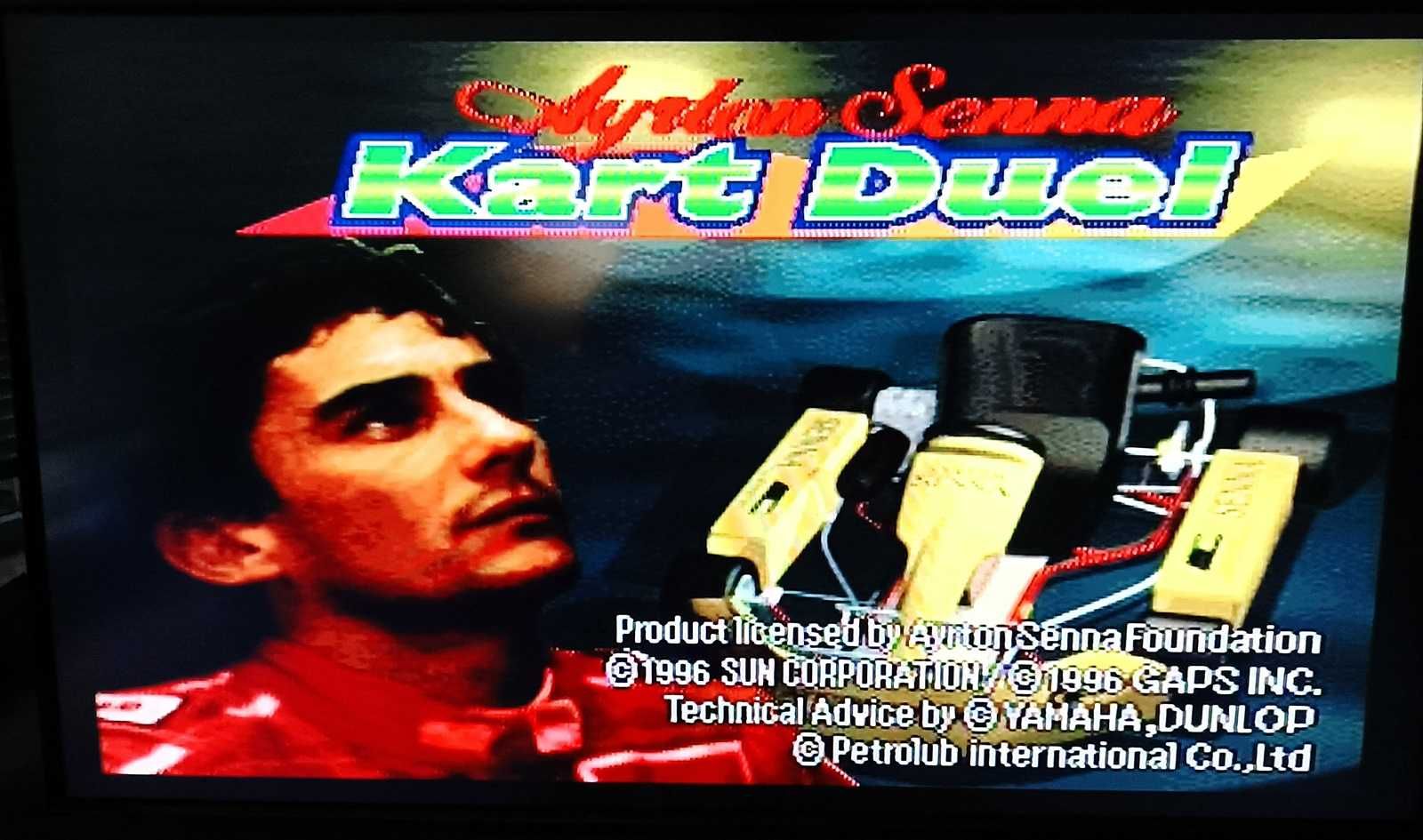Ayrton Senna KART DUEL PSX PS2 PAL Playstation Komplet