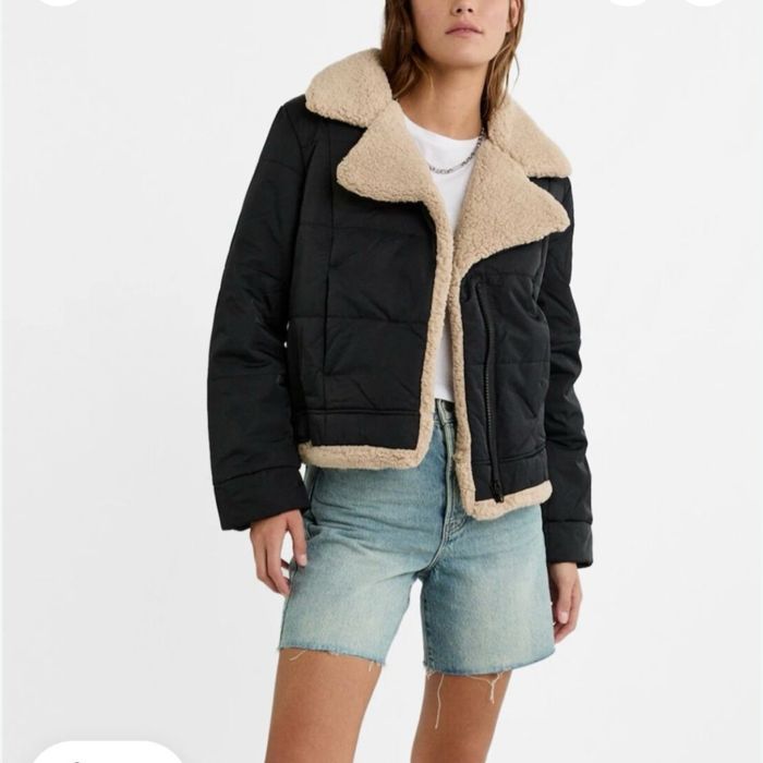Куртка косуха авіатор stradivarius M