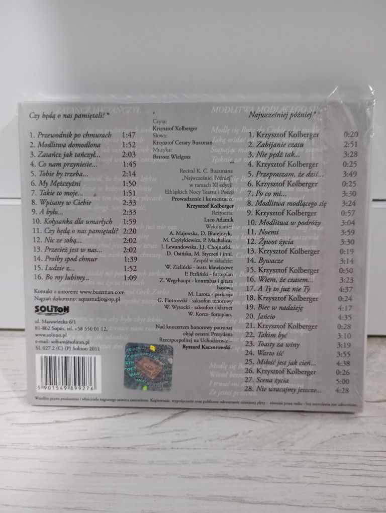 Strofy Życia Krzysztof Kolberger CD Folia!