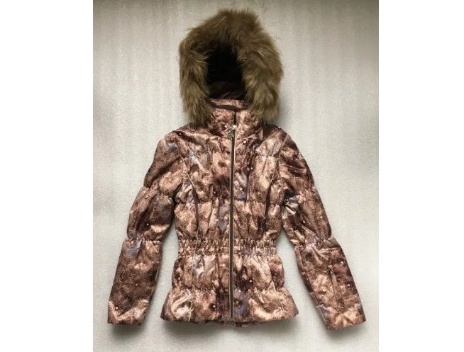 Зимняя Спортивная Горнолыжная Теплая Куртка для Девочек GLISSADE 128см