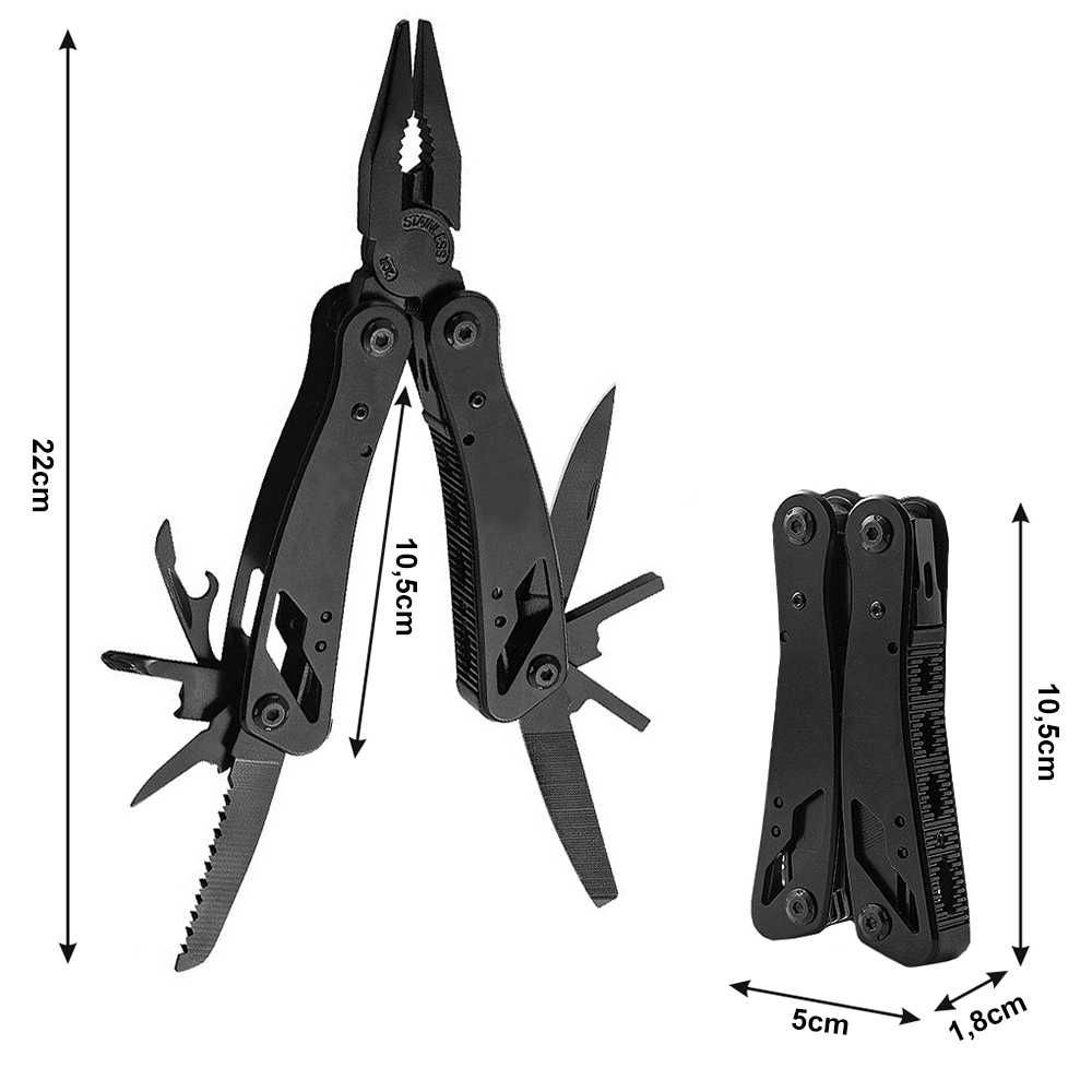 Multitool wielofunkcyjne narzędzie kieszonkowe 12w1