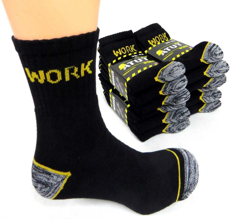 Skarpety robocze work skarpetki FROTA do pracy bhp POLSKIE 43-46 12par