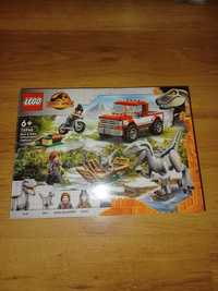 Lego 76946 Schwytanie welociraptorówi 76951 Transport Pyroraptora