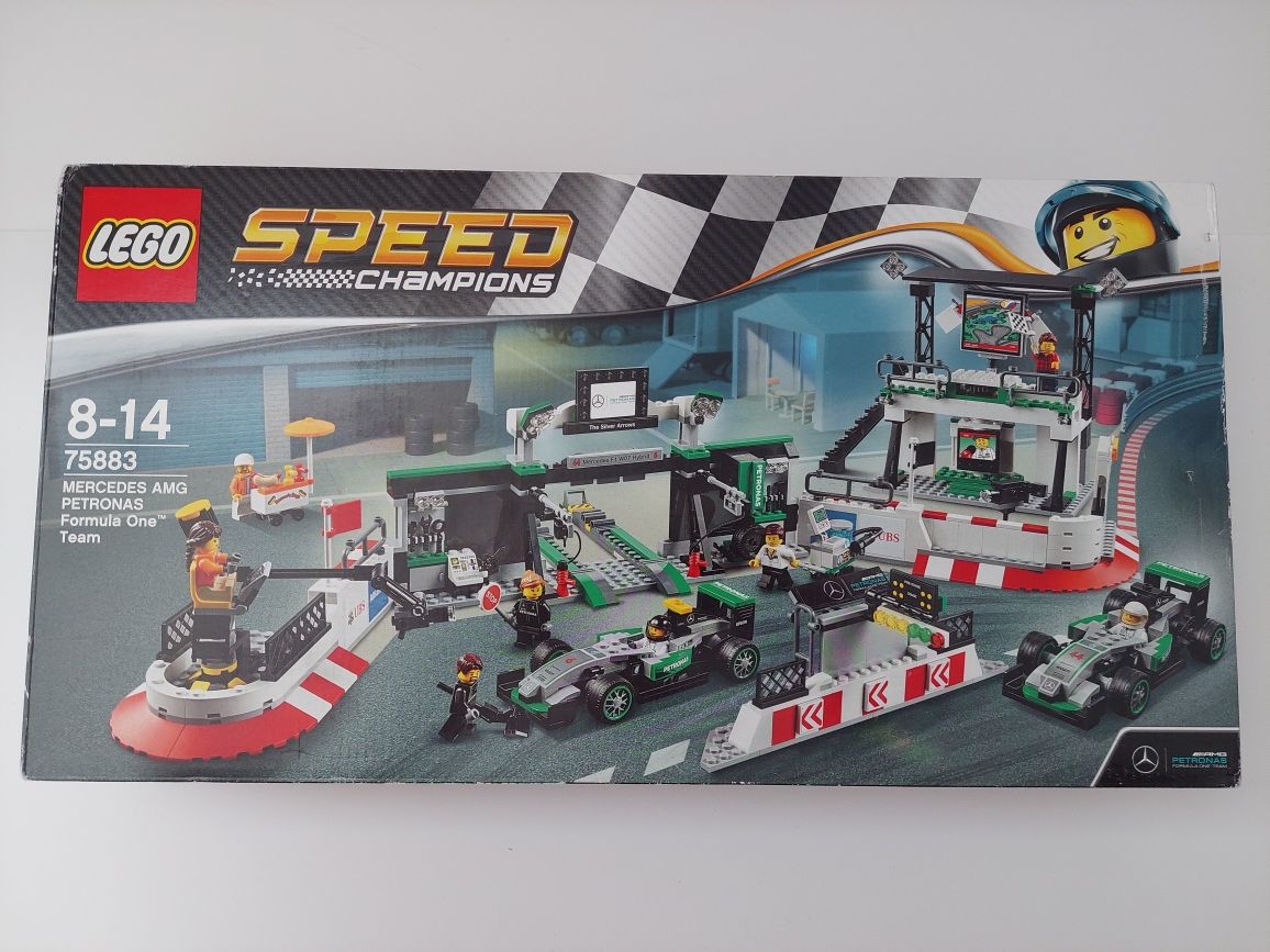 Nieotwarte Lego Speed Champions 75883 - Zespół Formuły 1 MERCEDES AMG