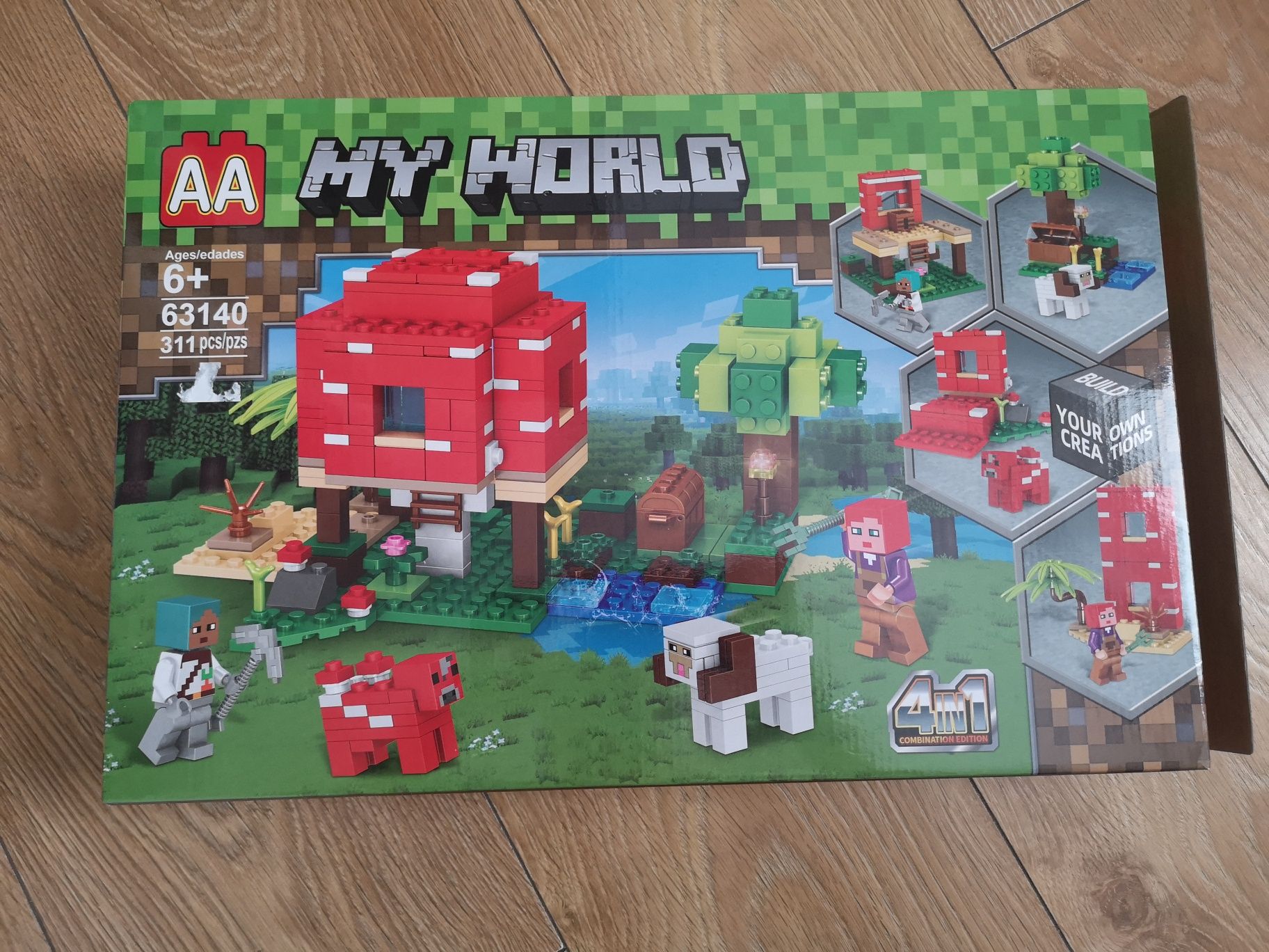 Nowe Klocki My World Wioska Muchomorów 311 el