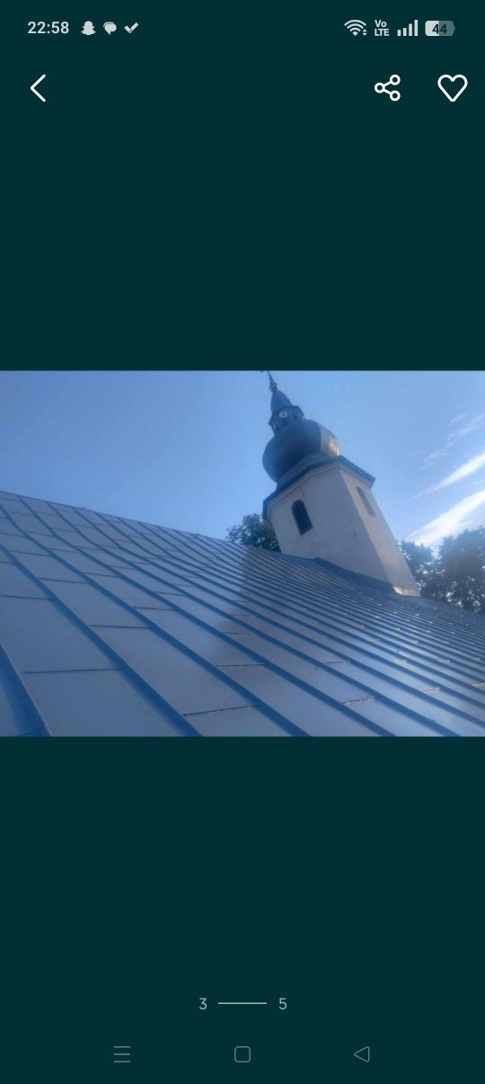 Malowanie dachów, remont kominów, montaż podbitki oraz budowa wiat