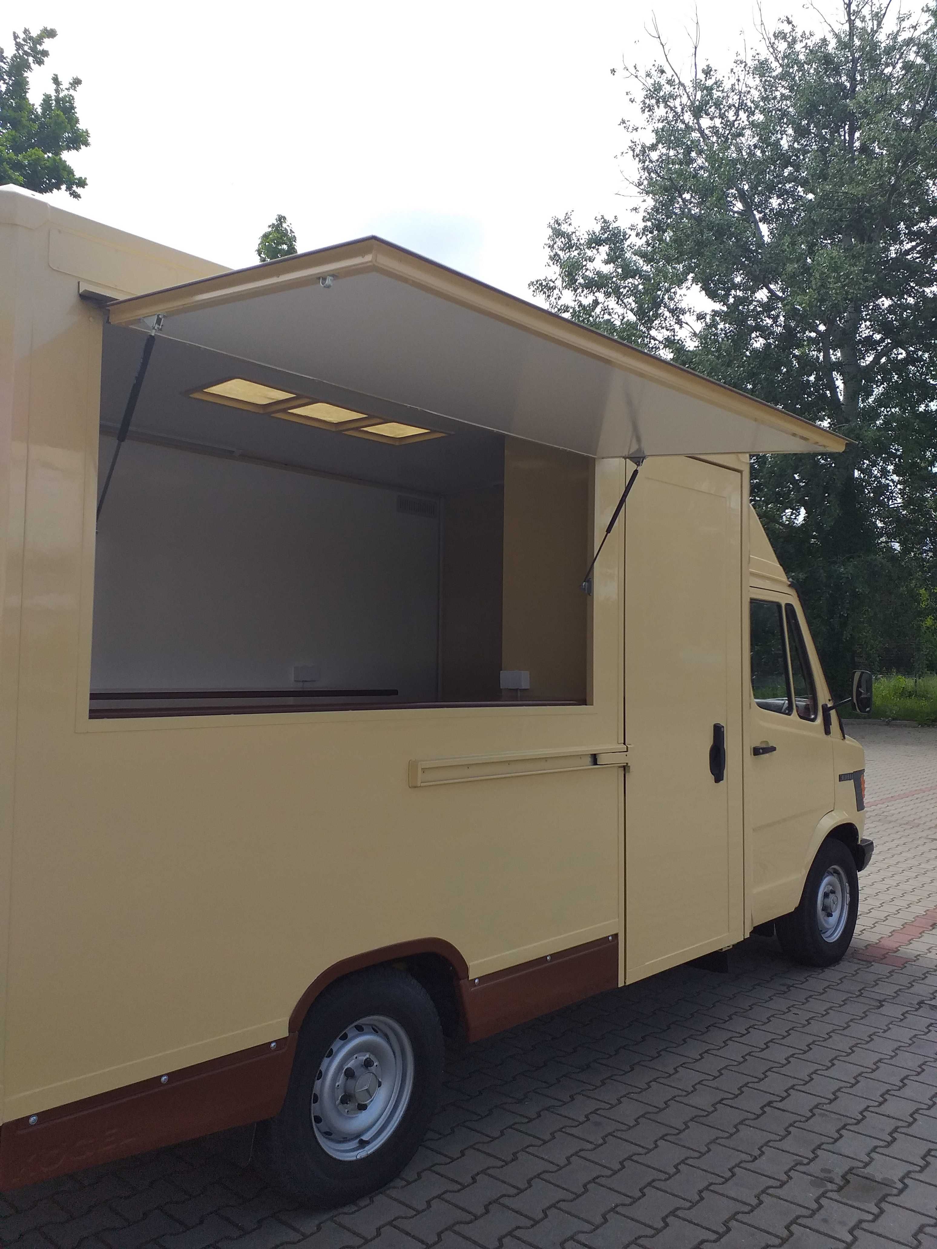 Okno sprzedażowe/ Klapa Food Truck -Autosklep Przyczepa Gastronomiczna