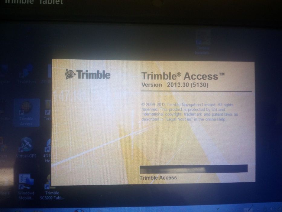 Tablet Trimble Yuma z Trimble ACCES, Trimble SCS900