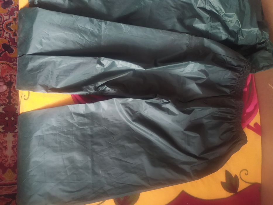 Дождевой набор плащ плюс штаны с ПВХ покрытием