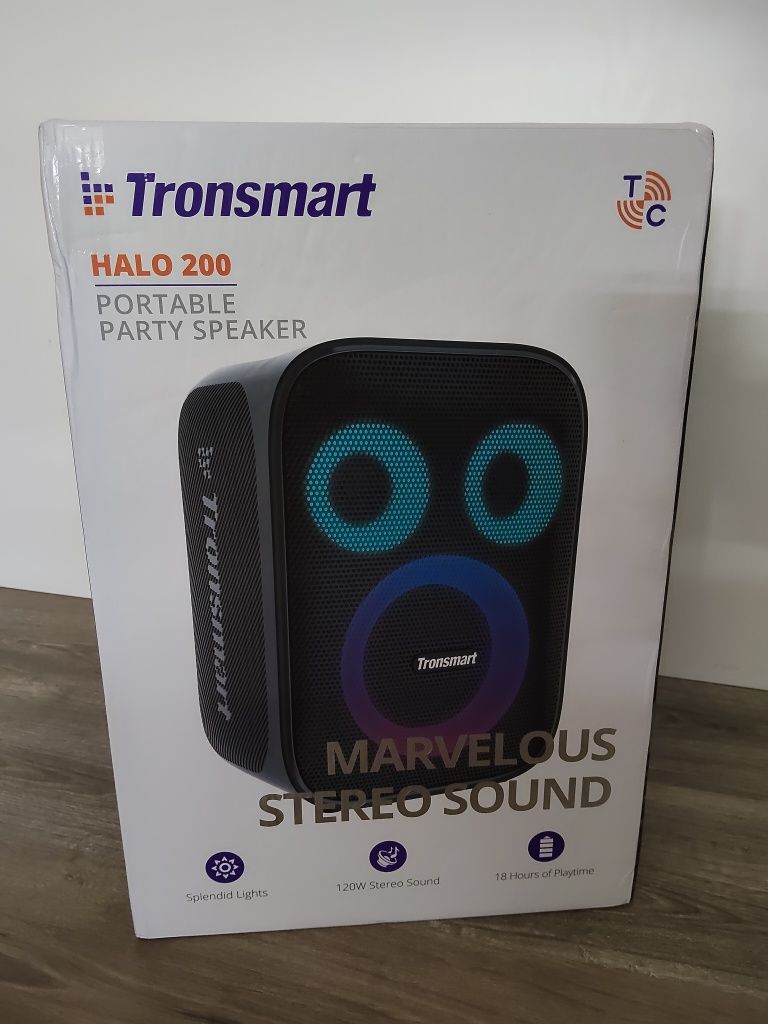 Tronsmart Halo 200 120W TWS - com microfone - Nova Selada!