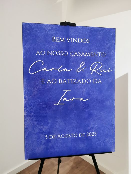Placa bem vindos casamento/batizado totalmente personalizável