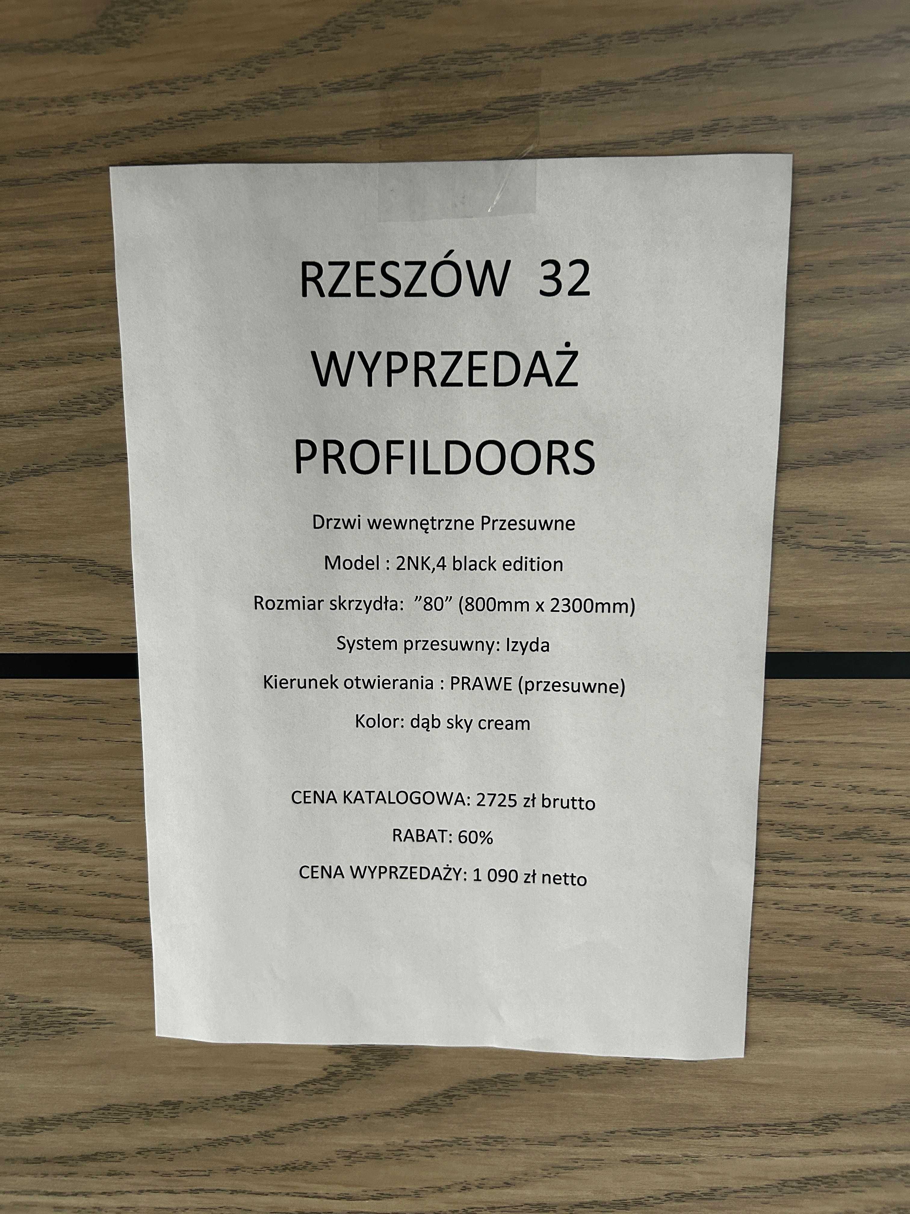 Drzwi wewnętrzne Profildoors #w29