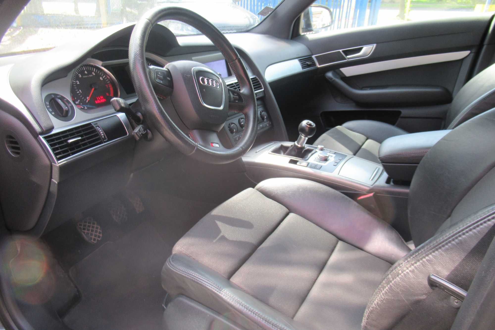 Audi A6 sline kombi c6 2008 2.0 Benzyna 170 km alu czarna podsufitka