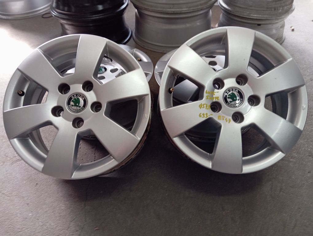 Felgi aluminiowe 5x112 15" Skoda