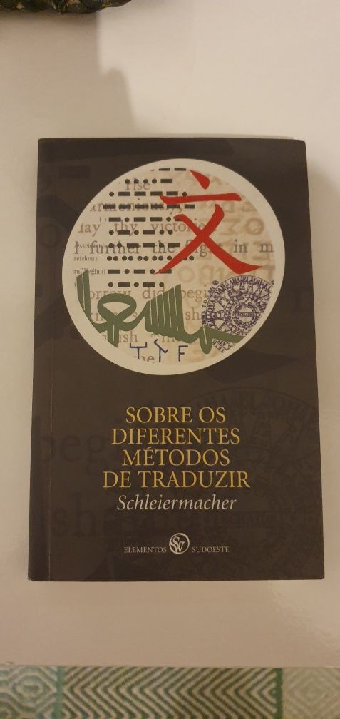 Livro "Sobre os Diferentes Métodos de Traduzir"