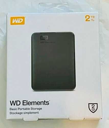 Western Digital Elements Portable SE 2TB USB 3.0 Black