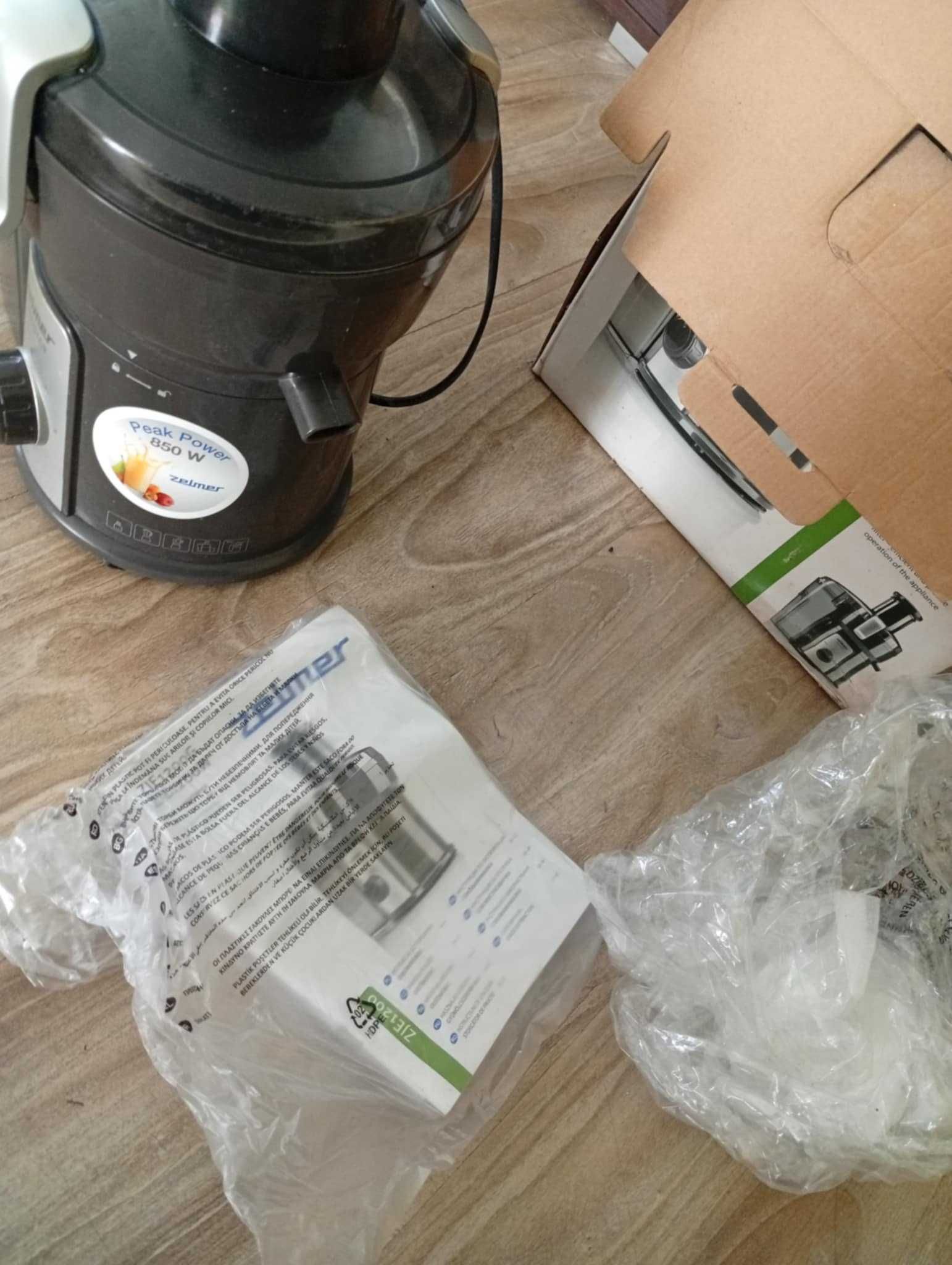 Sokowirówka ZELMER ZJE1200 jak nowa!