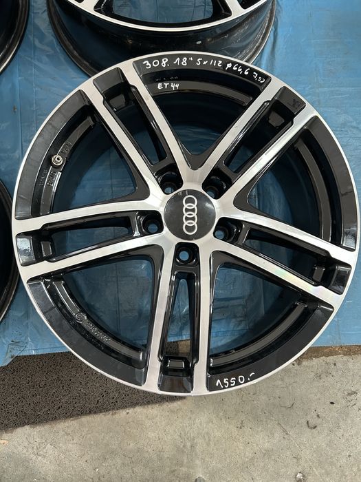 308 Felgi Aluminiowe AUDI R 18 5x112 Bardzo Ładne