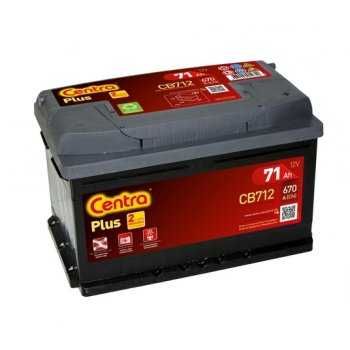 Akumulator Centra Plus 71Ah 670A CB712 P+