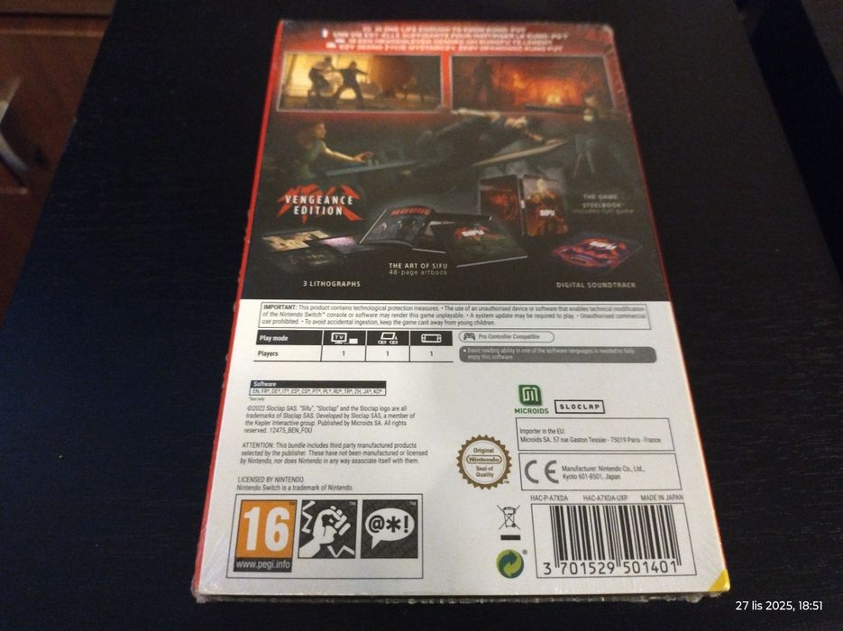 SIFU Vengeance Edition - Switch