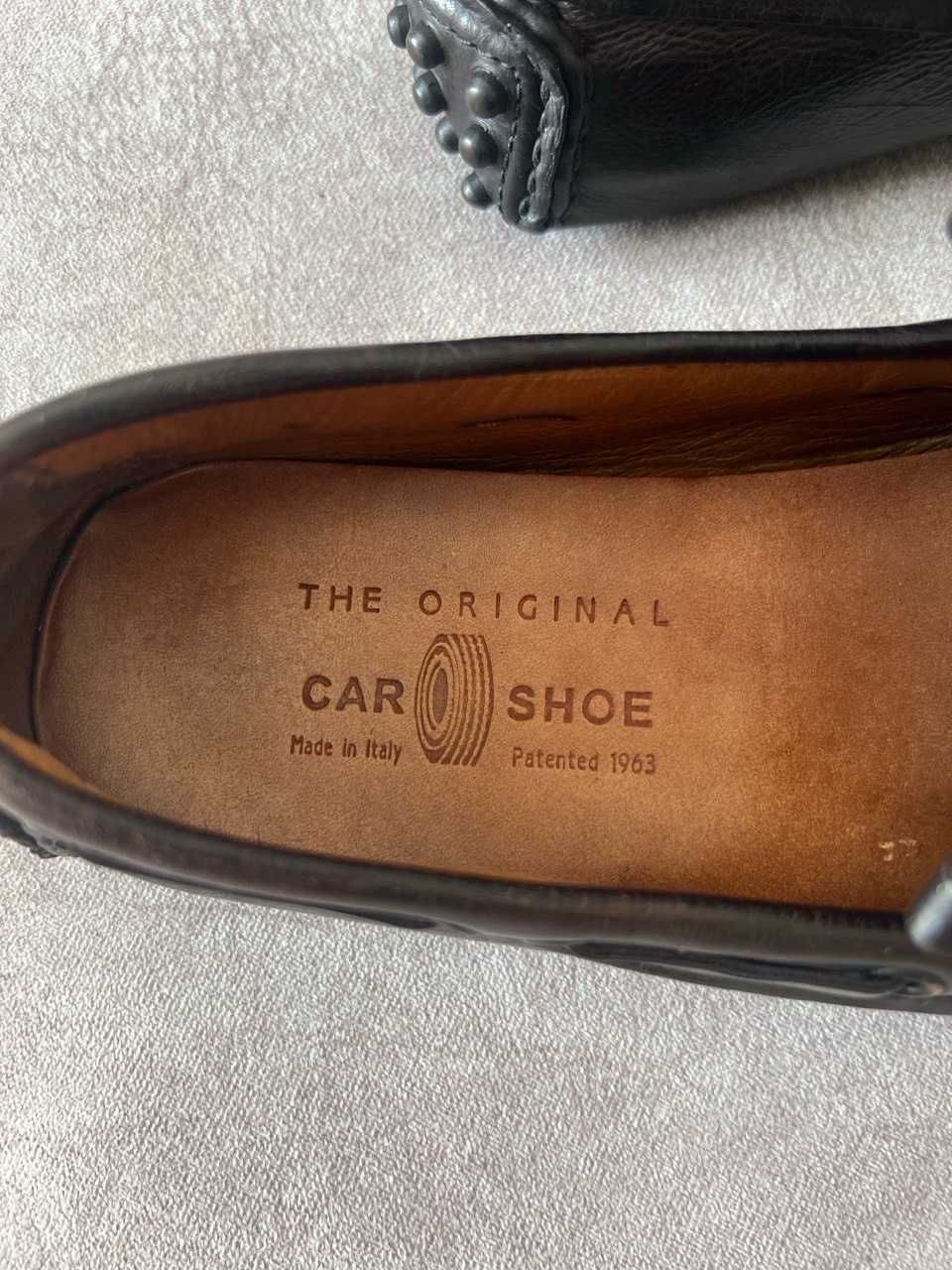 Оригінальні Шкіряні Мокасини Car Shoe 25см