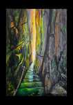 Obraz akrylowy "Błędne skały" 50x70 cm