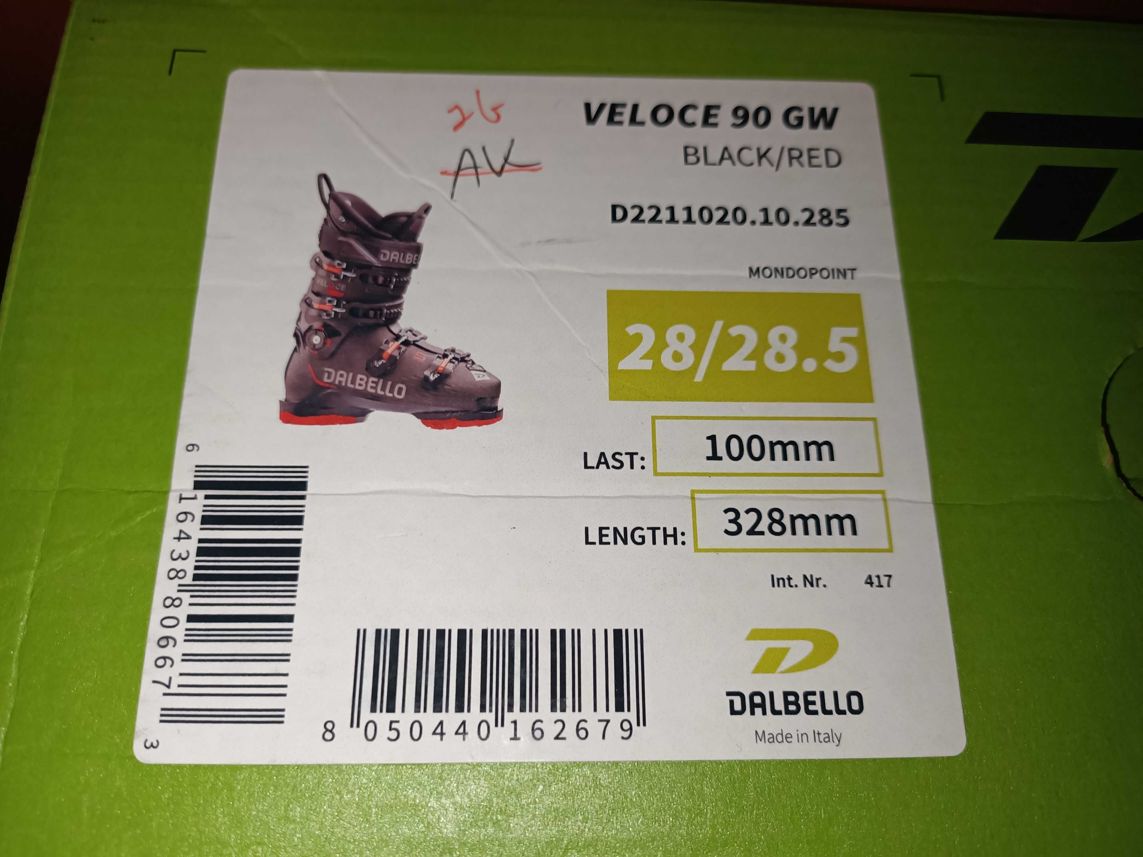 Buty narciarskie męskie Dalbello 2024 Veloce 90 GW r.28-28,5