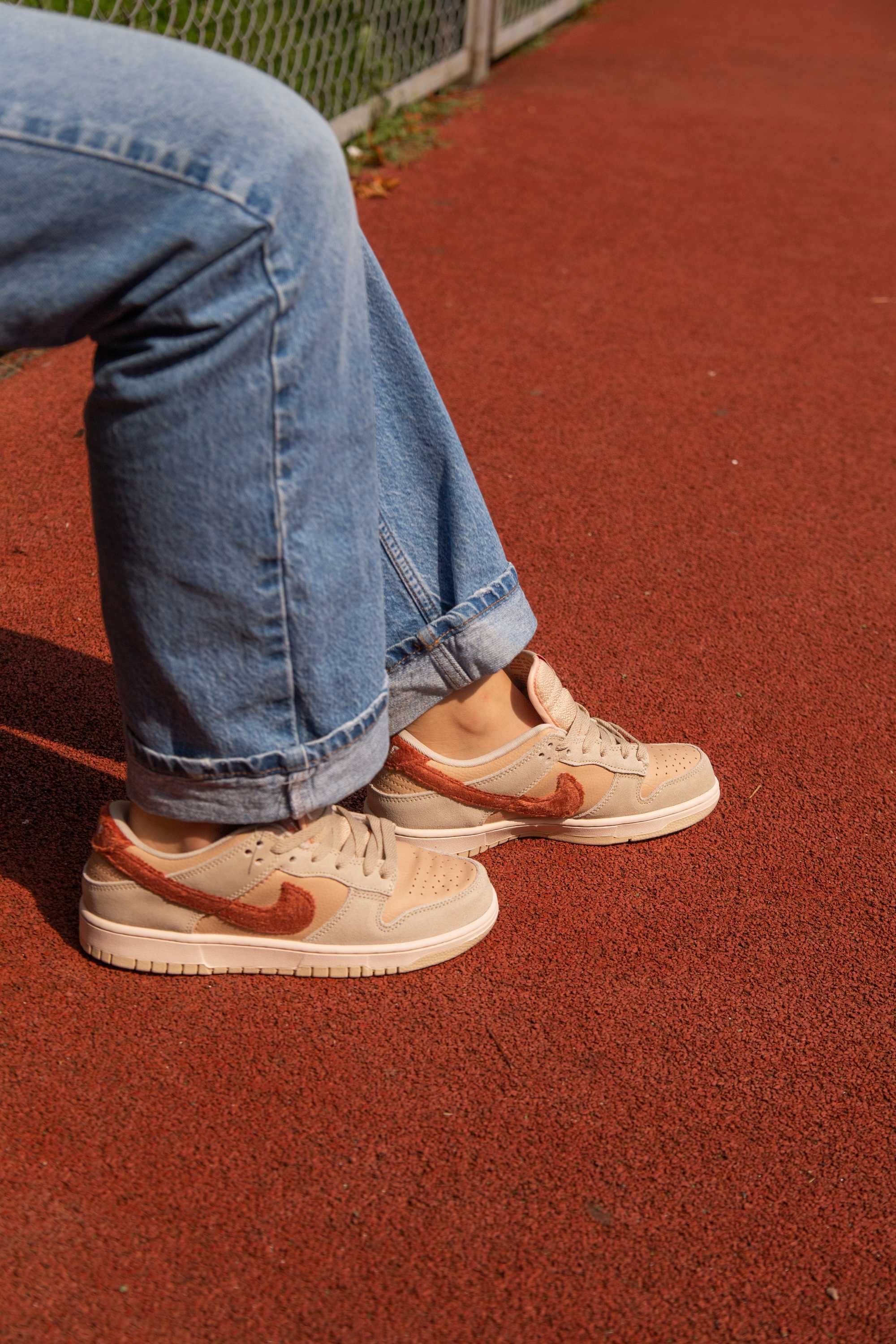 Кросівки Nike Dunk Low “Fur Swoosh”