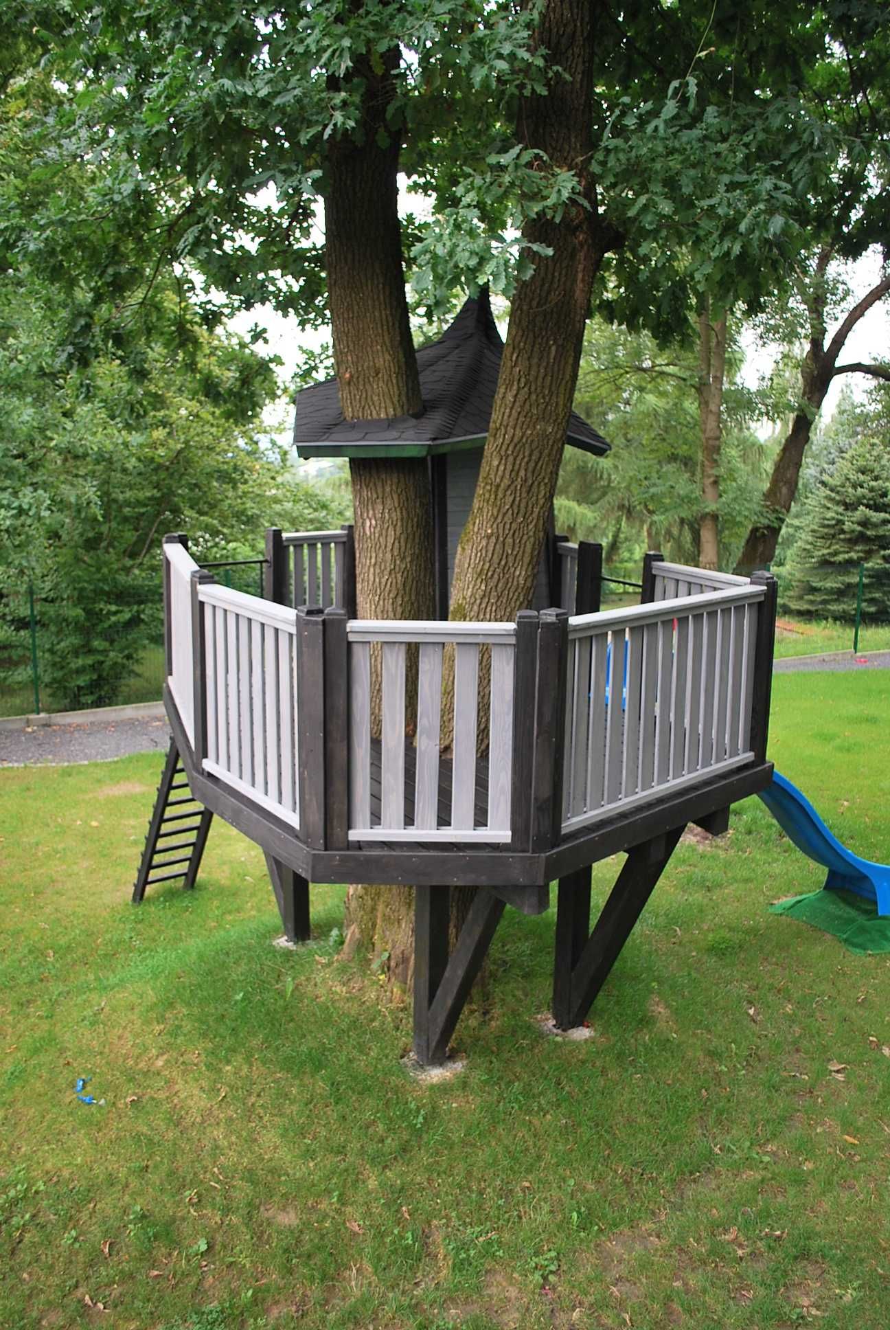 Drewniany Domek na drzewie! plac zabaw dla dzieci DND01 !